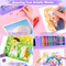Aesthetic Cute Preppy Stuff School Supplies, 149-Pack Drawing Kit Coloring Painting Art Set Gifts Box for Girls Boys Teens, Arts and Crafts for Kids Girls Boys, with Drawing Pad, Coloring Book